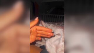 Tiny Teen Fingers Her Juicy Pussy and Taste Her Own Cum Leaked Video