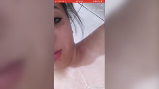 Camgirl Showing her Tits On a Live Cam Video