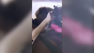 Horny Teen Gets Her Tight Cunt Banged Hard By a BBC in Outdoor at Night Video