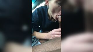 Slut Sucking Hard Cock On Car After Getting High Cam Video