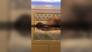 Chyanna Hot Ebony Exposing Her Big Booty Cheeks Video