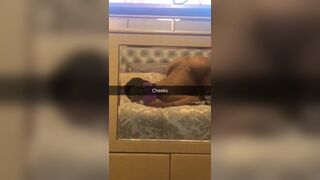 Chyanna Hot Ebony Exposing Her Big Booty Cheeks Video