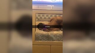 Chyanna Hot Ebony Exposing Her Big Booty Cheeks Video