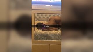 Chyanna Hot Ebony Exposing Her Big Booty Cheeks Video