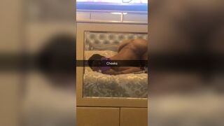 Chyanna Hot Ebony Exposing Her Big Booty Cheeks Video