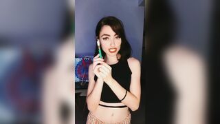 Petite Slut Fucking With a Dildo Video