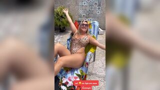 LoiraPraiana Fat Milf Showing Off Her Big Tits Tiktok Video