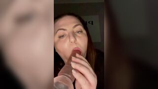 Fat German Babe With Massive Tits Loves Sucking Dildos Video