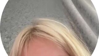 Asian Pretty Green Eyed Blonde Babe Showing Off Video