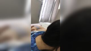 Black Haired Wife Sucking Husband's Cock Passionately Leaked Video