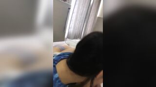 Black Haired Wife Sucking Husband's Cock Passionately Leaked Video