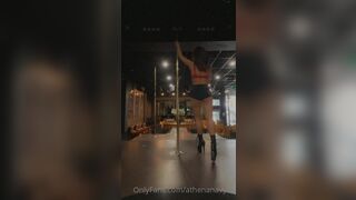 Athenanavyxx Sexy Asian Babe Pole Dancing on a Bar onlyfans Video