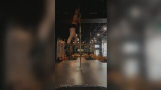 Athenanavyxx Sexy Asian Babe Pole Dancing on a Bar onlyfans Video