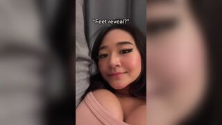 Asian Big Titted Babe Feet Revealing Video