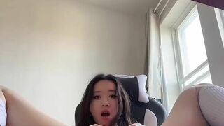 Spicylittelebunny Big Titty Asian Teasing With Her Sex Toy Solo In Room Onlyfans Video