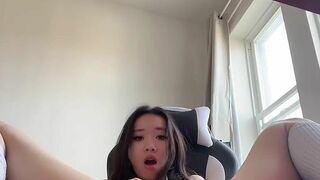 Spicylittelebunny Big Titty Asian Teasing With Her Sex Toy Solo In Room Onlyfans Video