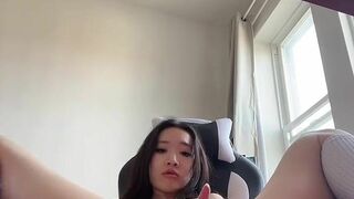Spicylittelebunny Big Titty Asian Teasing With Her Sex Toy Solo In Room Onlyfans Video