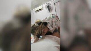 Gorgeous Amateur Asian Slut Sucking Her Man's Big Cock Hard Leaked Video