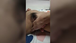 Amateur Asian Model Let A Guy Finger Her Tight Hairy Pussy