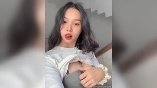 Pretty Asian Teen Exposing Her Sexy Tits Video