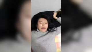 Horny Asian Girl Friend Gets Her Pussy Destroyed By Her Boy Friend Leaked Cam Video