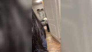 Darlingboo Horny Babe Undressing and Revealing Her Curvy Big Booty By Spreading Booty Cheeks Onlyfans Video