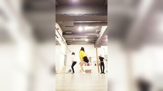 Three Asian Blonde Babes Hot Dancing Video