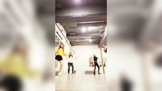 Three Asian Blonde Babes Hot Dancing Video