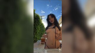 Miaamador Gorgeous Asian Slut Rubbing Her Awesome Tits At Outdoor Onlyfans Video