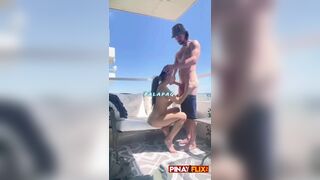 Horny Slim Babe Gets Hardcore Fuck By Big Cock At Outdoor