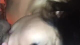 Pretty Horny Asian Babe Sucking Big Cock And Let Him Cum In Her Mouth