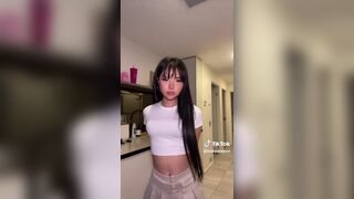 Gorgeous Pretty Asian Slut Hot Dance For Tiktok Video