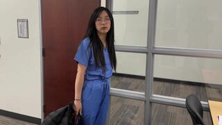 Elle Lee Creepy Doctor Convinces Young Asian Medical Intern to Fuck to Get Ahead