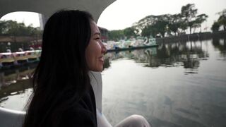 Cute Asian Babe Gets Hardcore Fuck In Doggy Style By Big Cock On The Bed Video