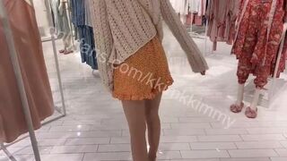 kimmysun0312 My friend makes me orgasm so hard in a cafe by using remote control toy - Lust 2