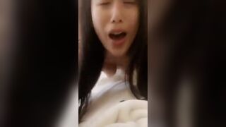 Asian Nerd Getting Fucked Hard As Her Glasses Drops On the Bed Video