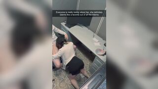 Asian Secretary Gets Horny While Working and Fucks Him On the Office Video