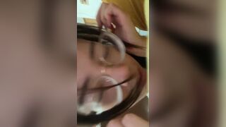 Nerdy Asian Fucked Rough In Doggy Video