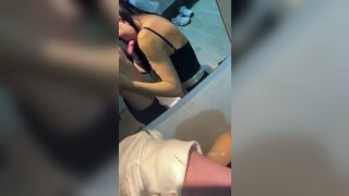 Horny Asian House Maid Giving Head On Knees Video