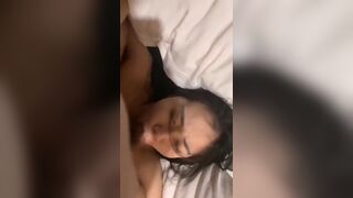 Asian Gf Getting a Throat Fuck Cam Video