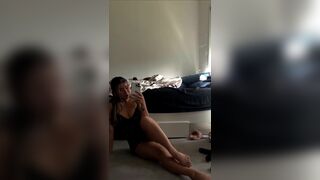 Sexy Asian Exposing Her Perfect Figure On Mirror Video