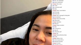 Gorgeous Asian Babe Revealing Her Big Tits In A Cam To Cam Chat Video