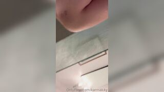 Karmak4y Asian Fat Ass Fucking Dildo On Shower Onlyfans Video