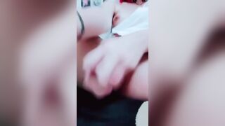 Short Haired Asian Fucking Herself With a Dildo Video