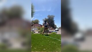 Sexy Chubby Asian With Huge Ass Shaking On Cam Outdoor Video