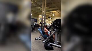 Sexy Asian Fitness Milf Leg Day In Gym Video