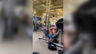 Sexy Asian Fitness Milf Leg Day In Gym Video