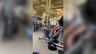 Sexy Asian Fitness Milf Leg Day In Gym Video