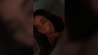 Nerd Chick Giving Blowjob To Her Classmate Leaked Video