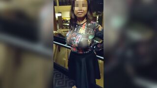 Asian Mom Wearing Seethrough In Public Video